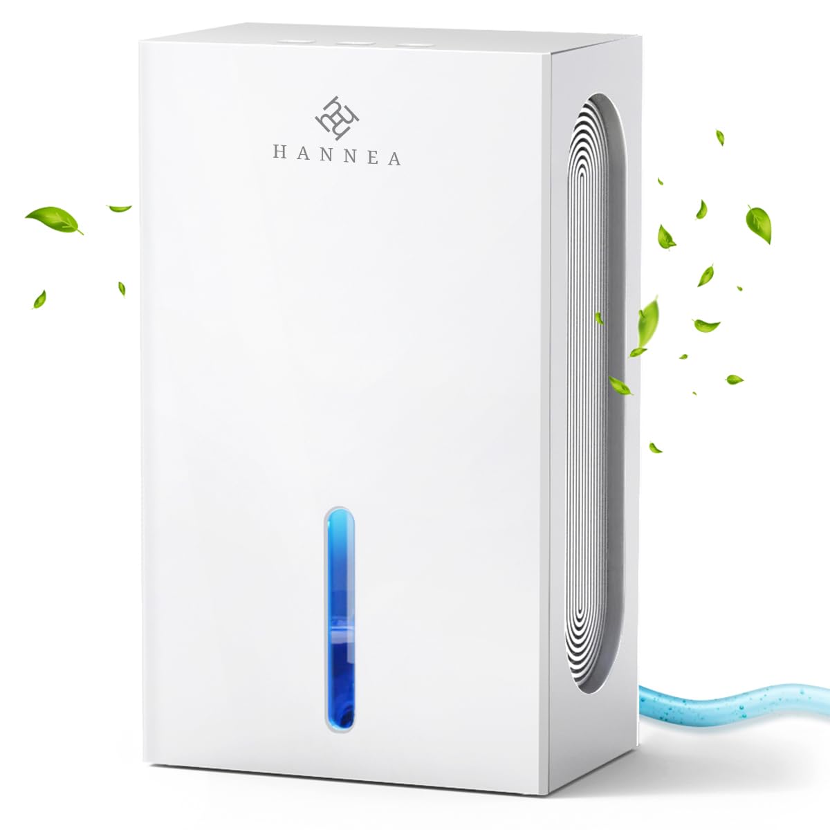 HANNEA 2.4L Dehumidifiers for Room Home, 500 sq. ft/Drain 1.1L/day Small Dehumidifier for Bedroom Bathroom Cloakroom RV Closet, Quiet Dehumidifier with Auto Shut Off, 7 Colors LED Light HANNEA 2.4L Dehumidifiers for Room Home, 500 sq. ft/Drain 1.1L/day Small Dehumidifier for Bedroom Bathroom Cloakroom RV Closet, Quiet Dehumidifier with Auto Shut Off, 7 Colors LED Light